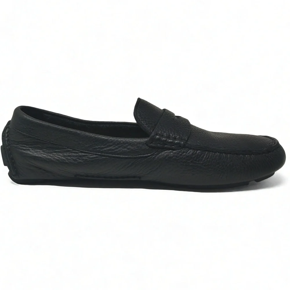 Minimalist Preppy Cole Haan Howland Penny Loafers 10.5M Tumbled Leather